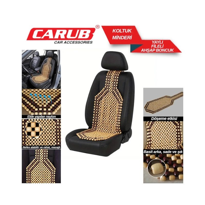 MİNDER TERLETMEZ SADE BONCUK ÖRME AHSAP 130X40 4804233 CARUB