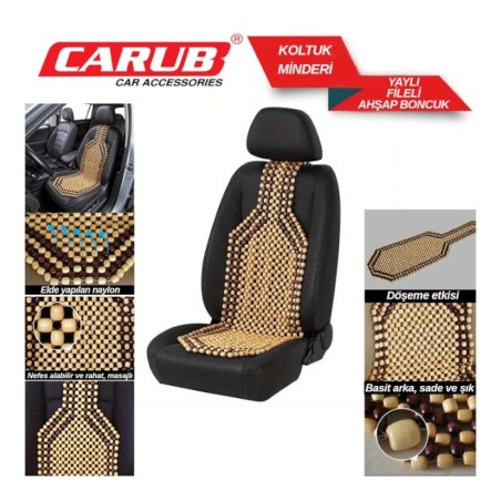 MİNDER TERLETMEZ SADE BONCUK ÖRME AHSAP 130X40 4804233 CARUB