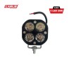 ÇALIŞMA LAMBASI KARE TİP YUVARLAK 10-80V 20W 4LED 80X80MM 3010617 CARU