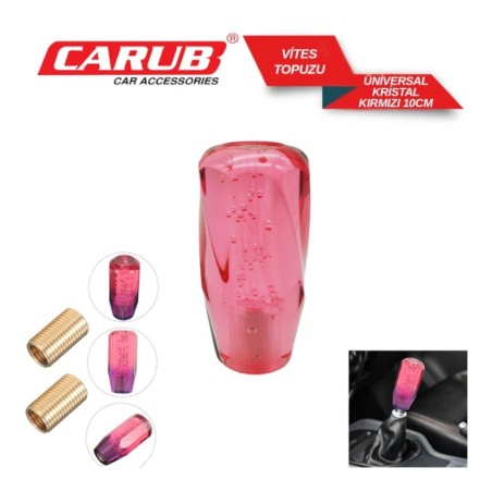 VİTES TOPUZU ÜNİVERSAL POLYESTER KRİSTAL KIRMIZI BOY:100MM 6219303 CAR