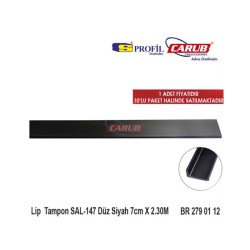 TAMPON ALTI LİP GENİŞ KALIN DÜZ 7CMX2.3MT SALMAN 2790112 CARUB