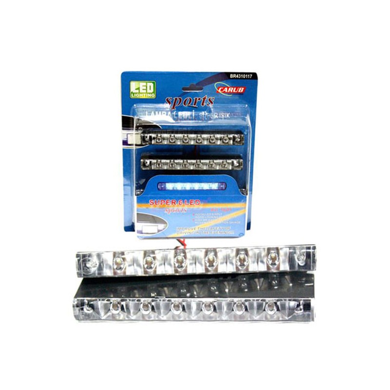 GÜNDÜZ LEDİ GÜNDÜZ FARI DİKDÖRTGEN BEYAZ 115X17 4310117 CARUB
