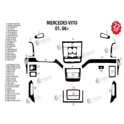 MAUN KAPLAMA MERCEDES VİTO 06-16 MAUN 22PRÇ 34526 MERİÇ
